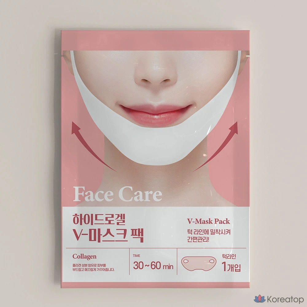 Тканевая маска для лица Lolo Skinny Packmein Hydrogel Collagen V-Linepatch Lifting Mask, 30 шт., фото 9
