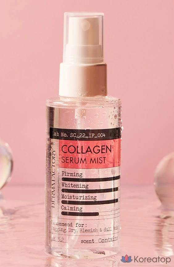 Сыворотка-спрей Derma Factory Collagen Serum Mist, 80 мл, 1 шт.
