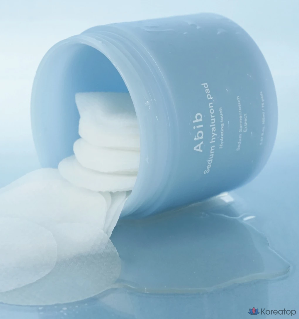 Пэды Abib Water Gel Hyaluron Pad Hydrating Touch, 165 мл, 75 шт.