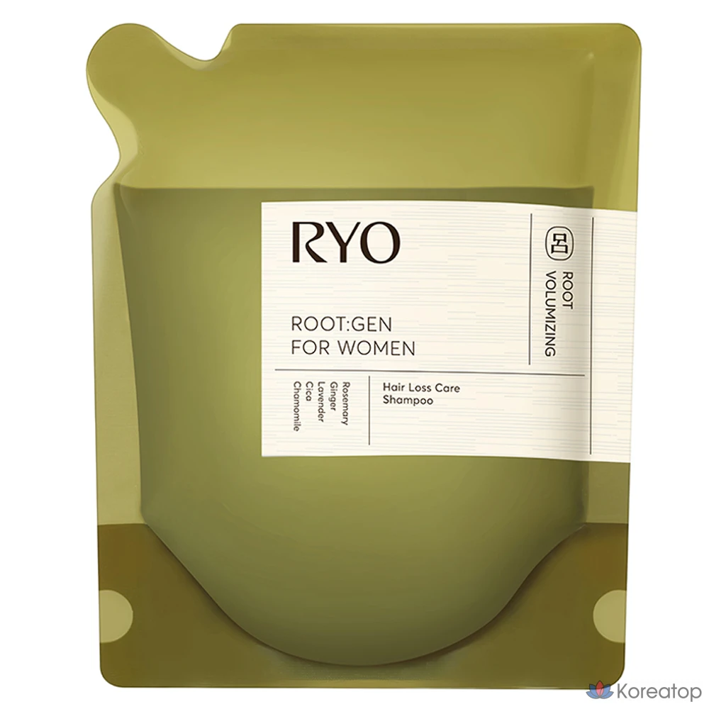 Шампунь Ryo Rootgen Female Care Refill, 400 мл, 1 шт.