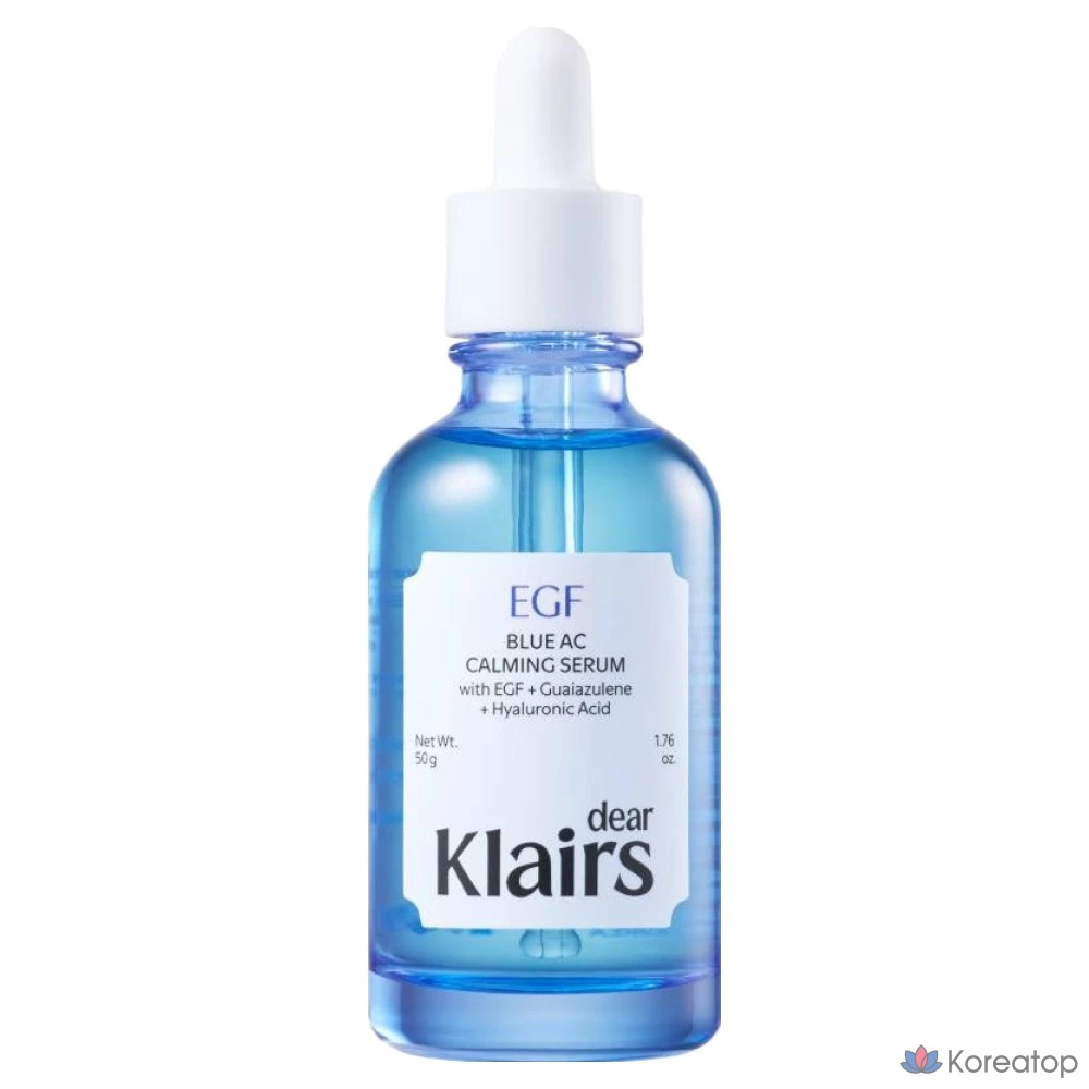Сыворотка Dear, Klairs EGF Blue AC Soothing Serum, 50 г, 1 шт.