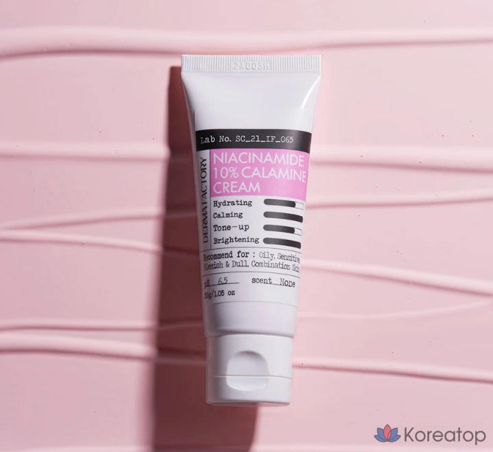 Крем Derma Factory Niacinamide 10% Calamine Cream, 30 г, 1 шт.