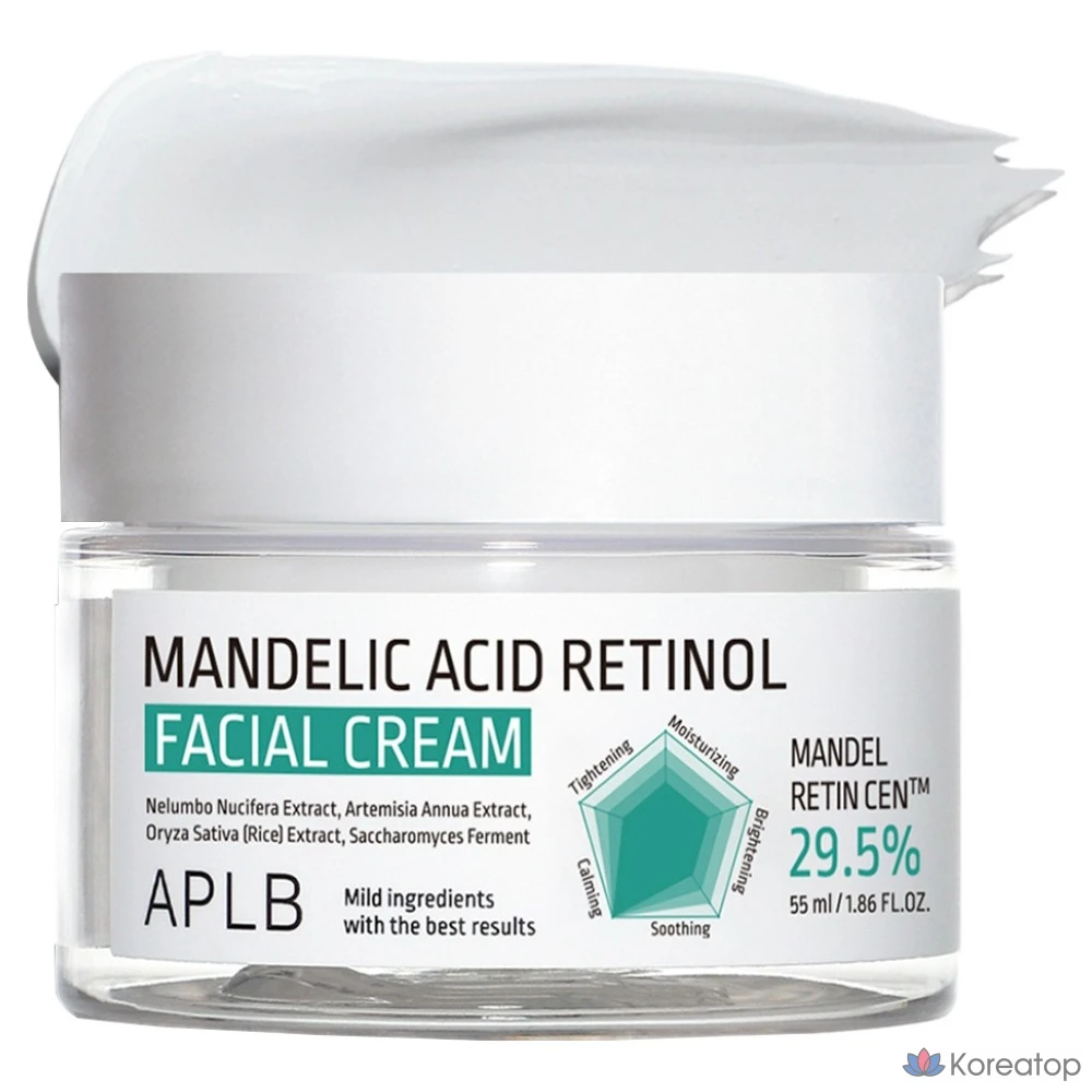 Крем для лица APLB Mandelic Retinol Facial Cream, 55 мл, 1 шт.