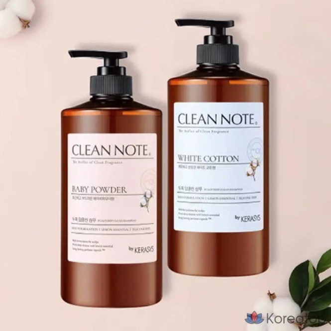 Шампунь KeraSys Clean Note Shampoo White Cotton, 800 мл, 1 шт.