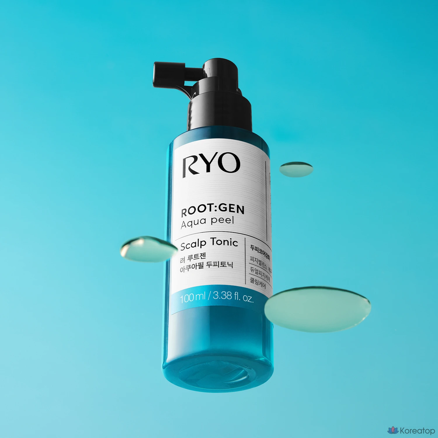 Тоник для волос и кожи головы Ryo Cooling Scalp Care Rootgen Aqua Peel Hair Tonic, 100 мл, 1 шт.