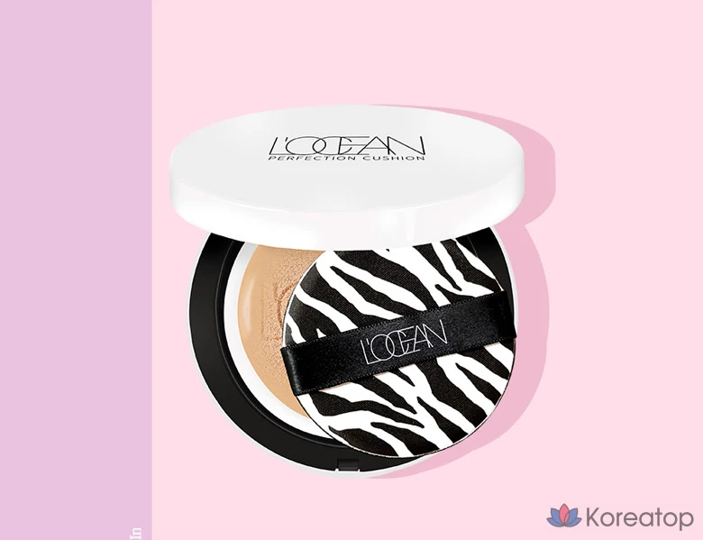 Кушон L'OCEAN Perfection Cushion Foundation, оттенок 23 Cafe Latte, 25 г, 1 шт., фото 2