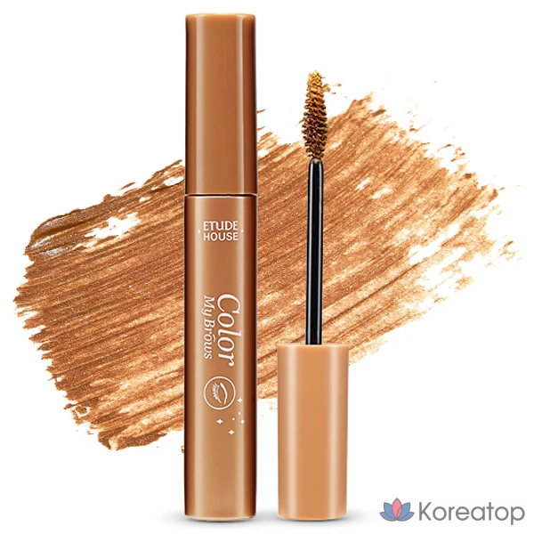 Тушь для бровей Etude House True Relief Brow Cara, оттенок 2 Light Brown, 9 мл, 1 шт.