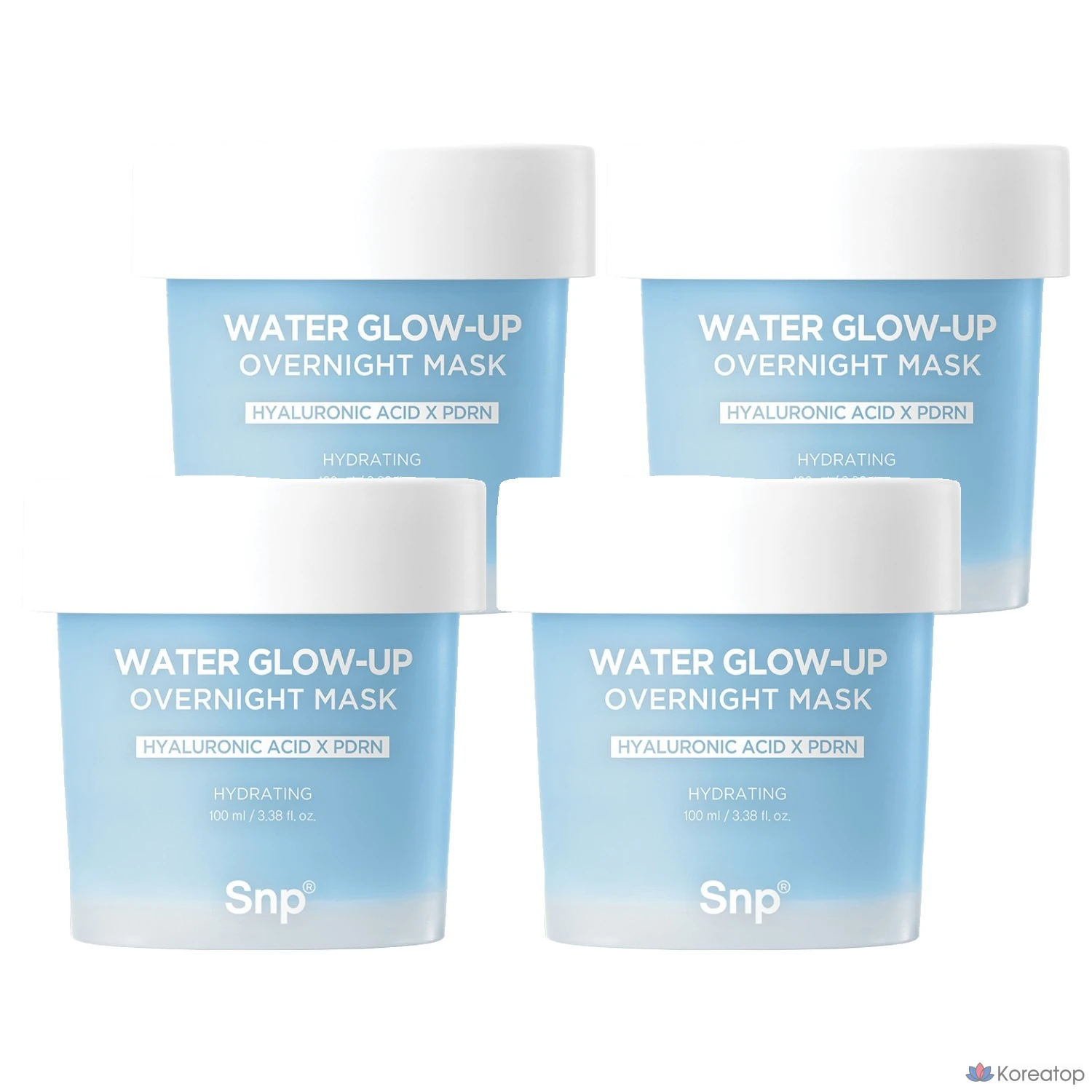 Тканевая маска для лица SNP Moisture Sleeping Mask, 100 мл, 4 шт.