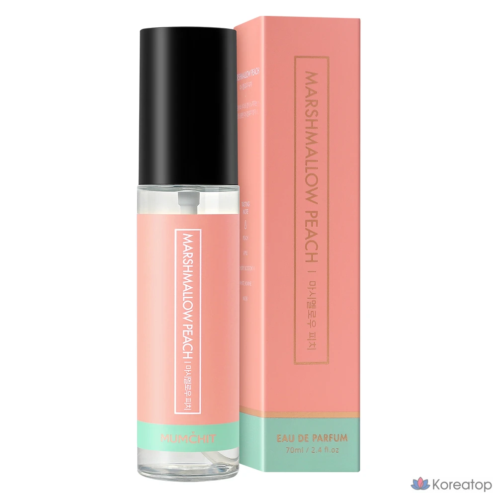 Духи для ткани MUMCHIT, оттенок Marshmallow Peach, 70 мл, 1 шт.