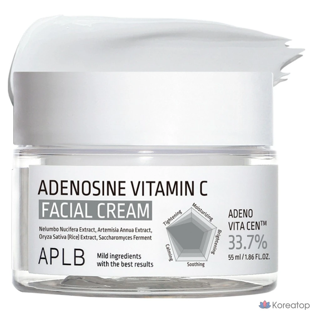 Крем для лица APLB Adenosine Vitamin C Facial Cream, 55 мл, 1 шт.