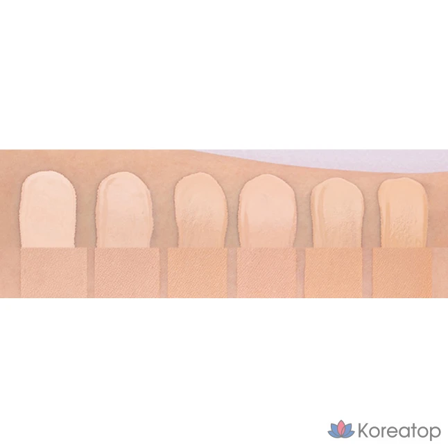 Кушон-основа BANILA CO Cover Lasting Ultimate White Cushion Foundation, оттенок 23 Medium, 14 г + 14 г, 1 шт., фото 9
