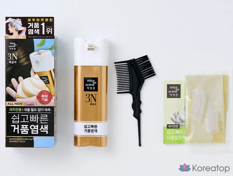 Краска для волос Mise en Scene All New Easy &amp; Quick Foam Hair Dye, оттенок 3N Dark Brown, 1 шт.