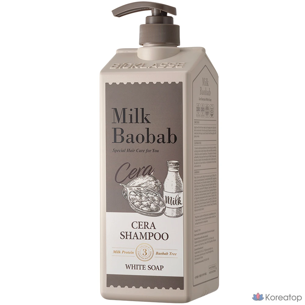 Шампунь Milk Baobab Sera Shampoo White Soap, 1.2 л, 1 шт.