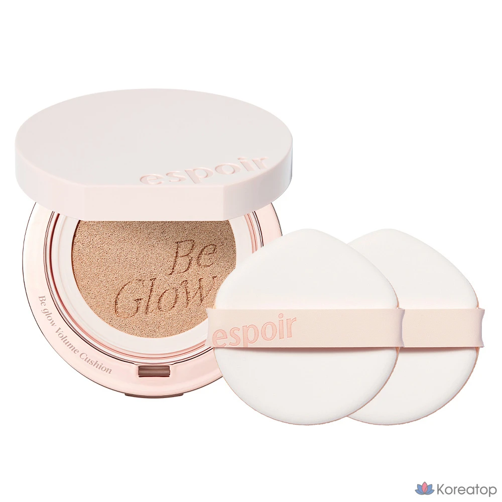 Кушон Espoir Be Glow Volume Cushion, оттенок 22 Petal, 13 г + 2 пуфа, 1 шт.