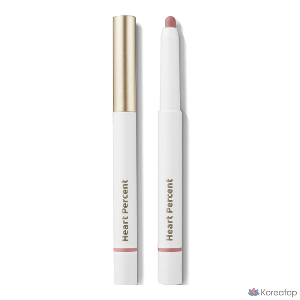 Тинт для губ Heart Percent Dot On Mood Lip Pencil, оттенок 15 Mauv Lips, 0.8 г, 1 шт.