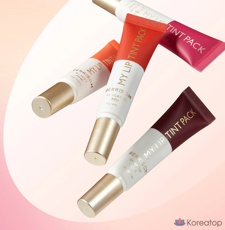 Тинт для губ Berrisom My Lip Tint Pack, оттенок Brick Rose, 15 г, 1 шт., фото 7
