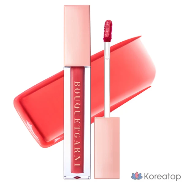 Тинт для губ Bouquet garni Glam Dew Lip Tint, оттенок 02 Coral Crush, 3.5 г, 1 шт.