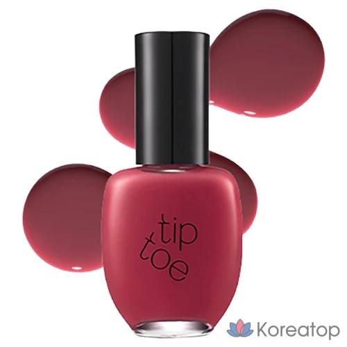 Лак для ногтей Tip Toe Andante Nail Polish, оттенок 202 Plum Syrup, 10 мл, 1 шт.