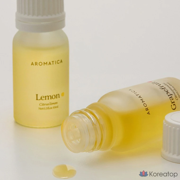 Эфирное масло Aromatica Lemon Essential Oil, 10 мл, 1 шт.