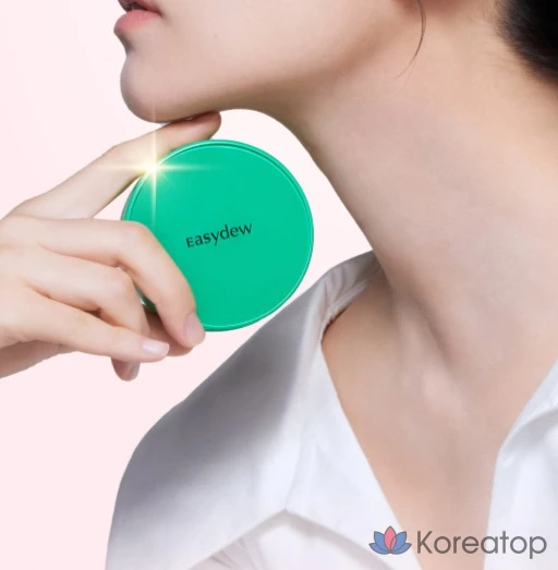 Кушон Easydew Mela B Toning Ampoule Cushion Refill Puff, оттенок 23 Beige, 13 г, 1 шт., фото 7