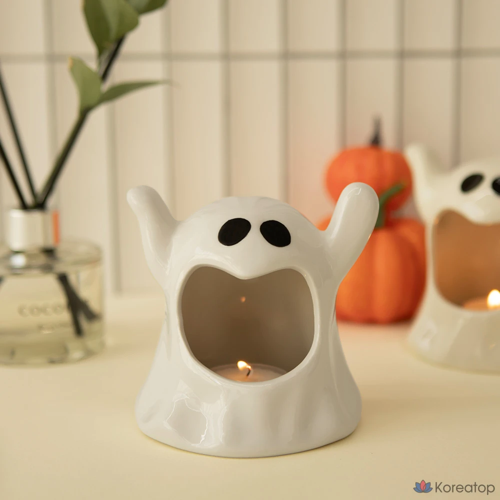 Набор для ароматов Cocodor Ghost Tealight Holder + Candle Set, аромат Garden Lavender, 10 г x 6 шт., фото 9