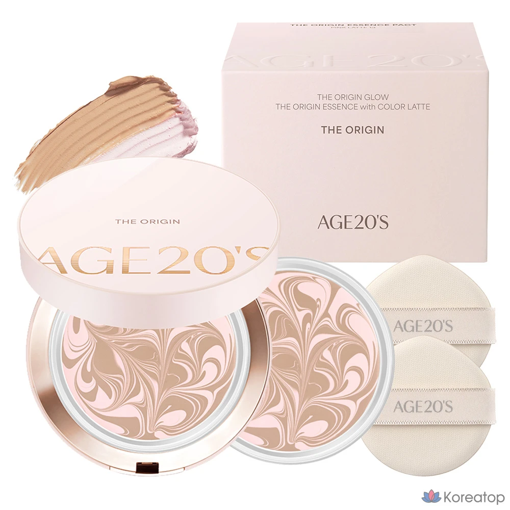 Кушон AGE 20S The Origin Essence Pact, оттенок 21, 12.5 г + 12.5 г, 1 шт.