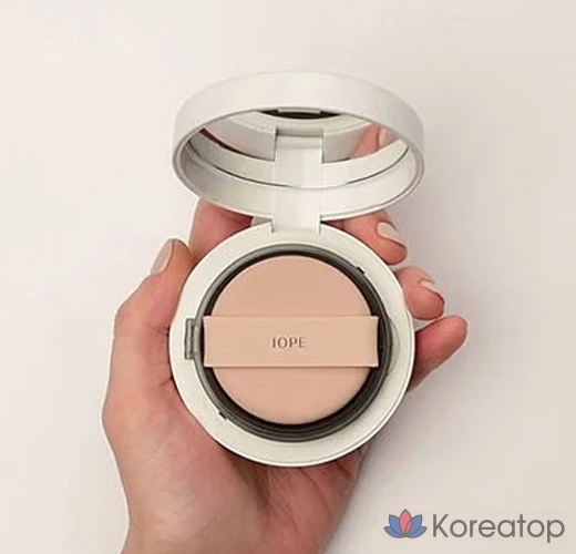 Кушон IOPE 5.5th Gen Cover Air Cushion Foundation, оттенок 23N Beige, 15 г, 1 шт., фото 5