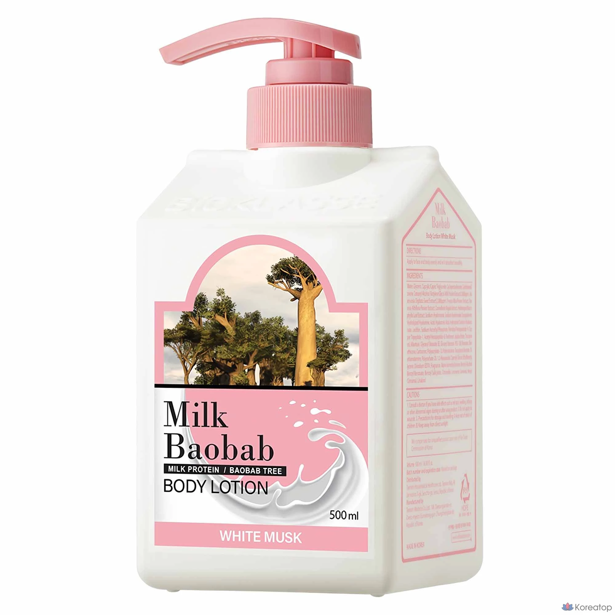 Лосьон для тела Milk Baobab Body Lotion, аромат White Musk, 500 мл, 1 шт.