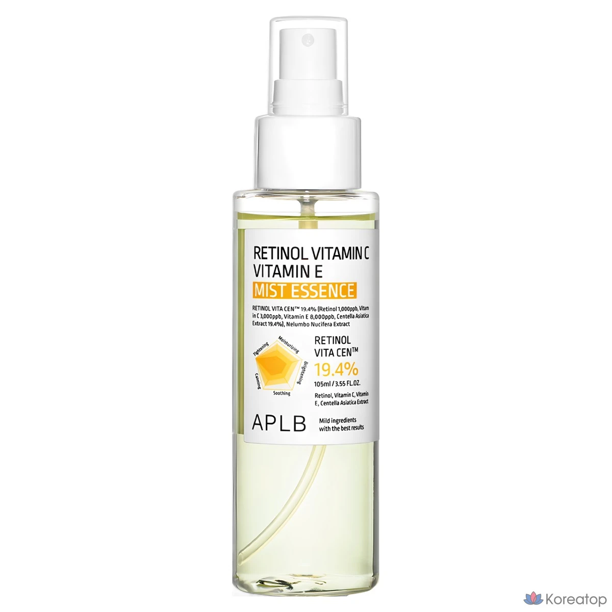 Эссенция-спрей APLB Retinol VitaminC VitaminE Mist Essence, 105 мл, 1 шт.
