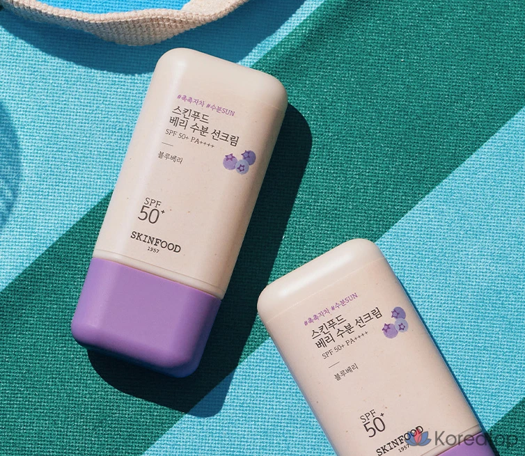 Солнцезащитный крем Skinfood Berry Moisture Sun Cream SPF50+ PA++++, 50 мл, 1 шт.