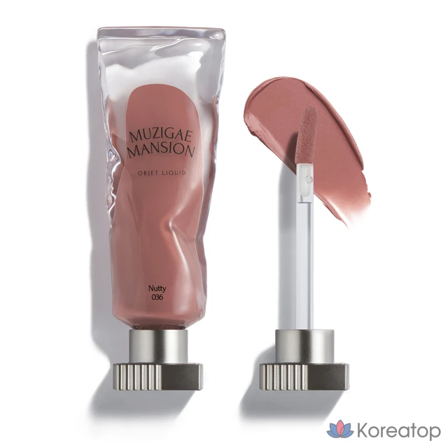 Тинт для губ Muzigae Mansion Objet Liquid Tint, оттенок 036 NUTTY, 1 шт.