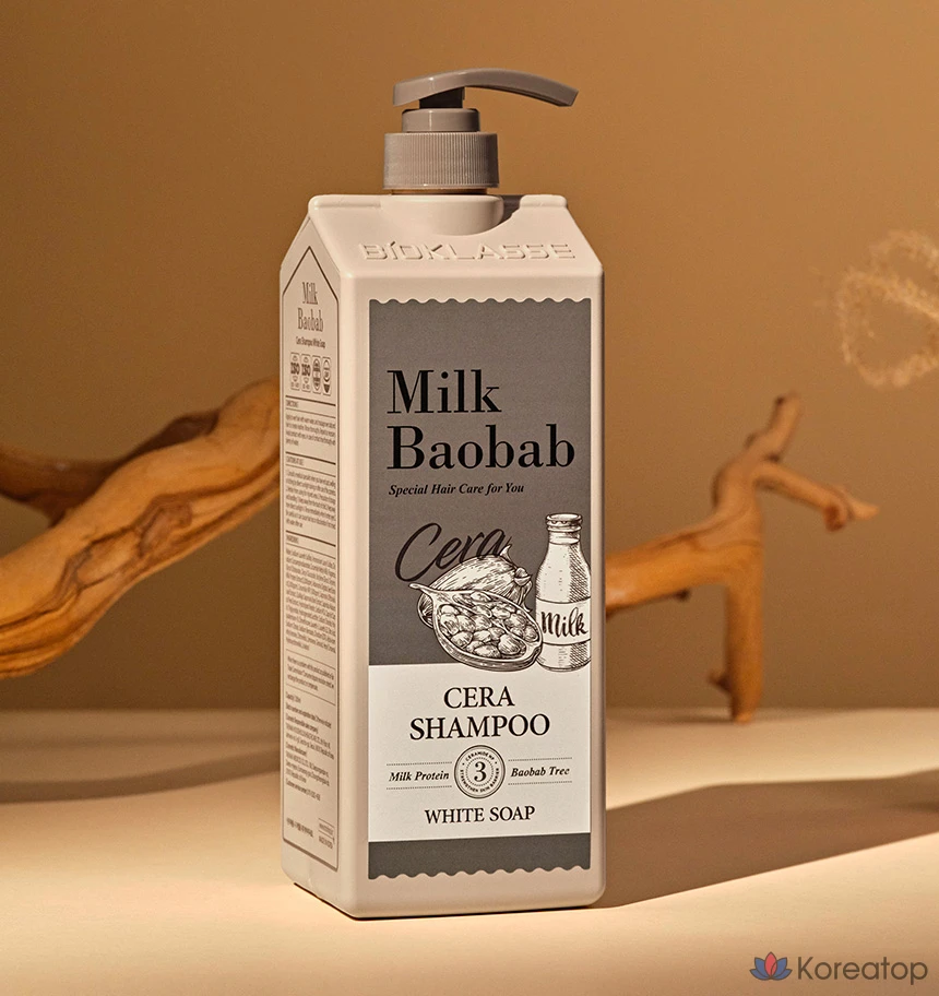 Шампунь Milk Baobab Sera Shampoo White Soap, 1.2 л, 1 шт.