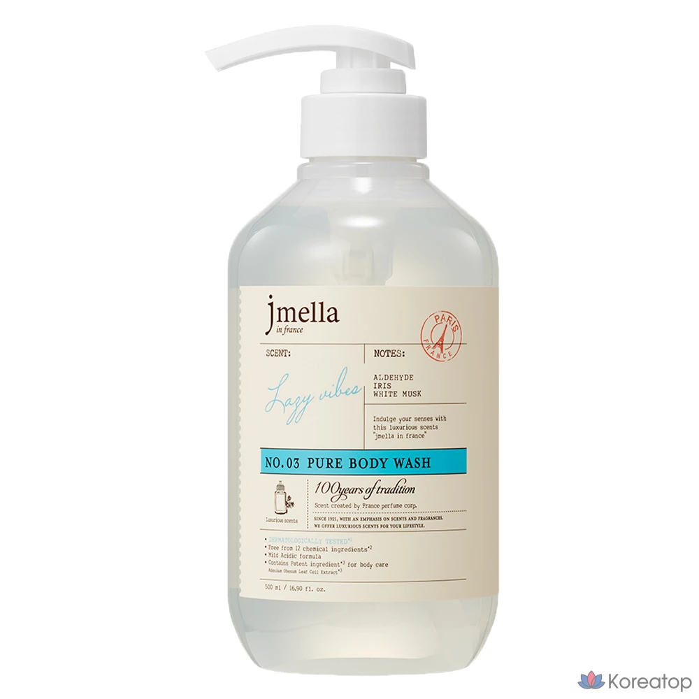 Гель для душа Jmella In France Pure Lazy Vibe Body Wash Floral Musk, 500 мл, 1 шт.