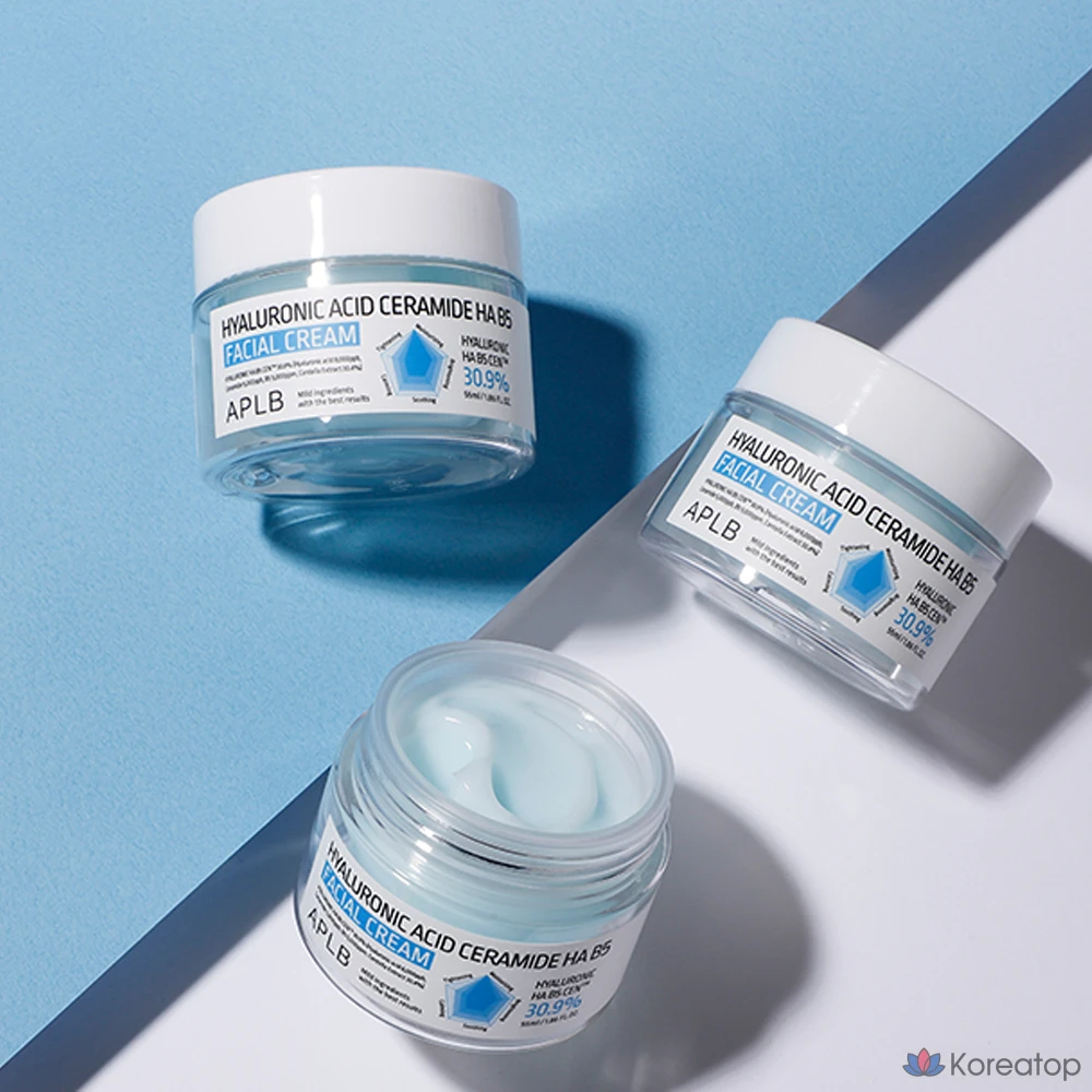Крем для лица APLB Hyaluronic Acid Ceramide HA B5, 55 мл, 1 шт.