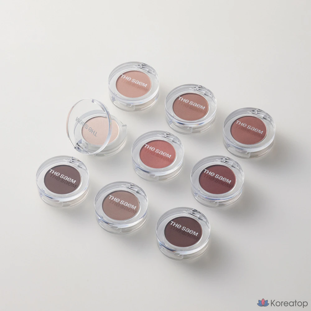 Тени для век The Saem Saemmul Single Shadow, оттенок PK03 Snow Flower Strawberry Sorbet, 1 шт., фото 7