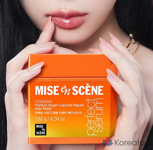Маска для волос Mise en Scene Perfect Argan Capsule Repair Hair Mask, 180 г, 4 шт., фото 7