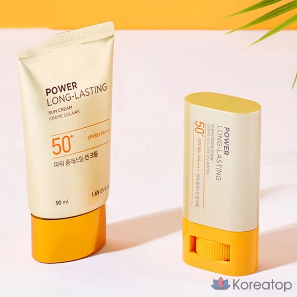 Солнцезащитный крем The Face Shop Natural Eco Power Long Lasting Sun Cream SPF50+ PA+++, 50 мл, 1 шт.
