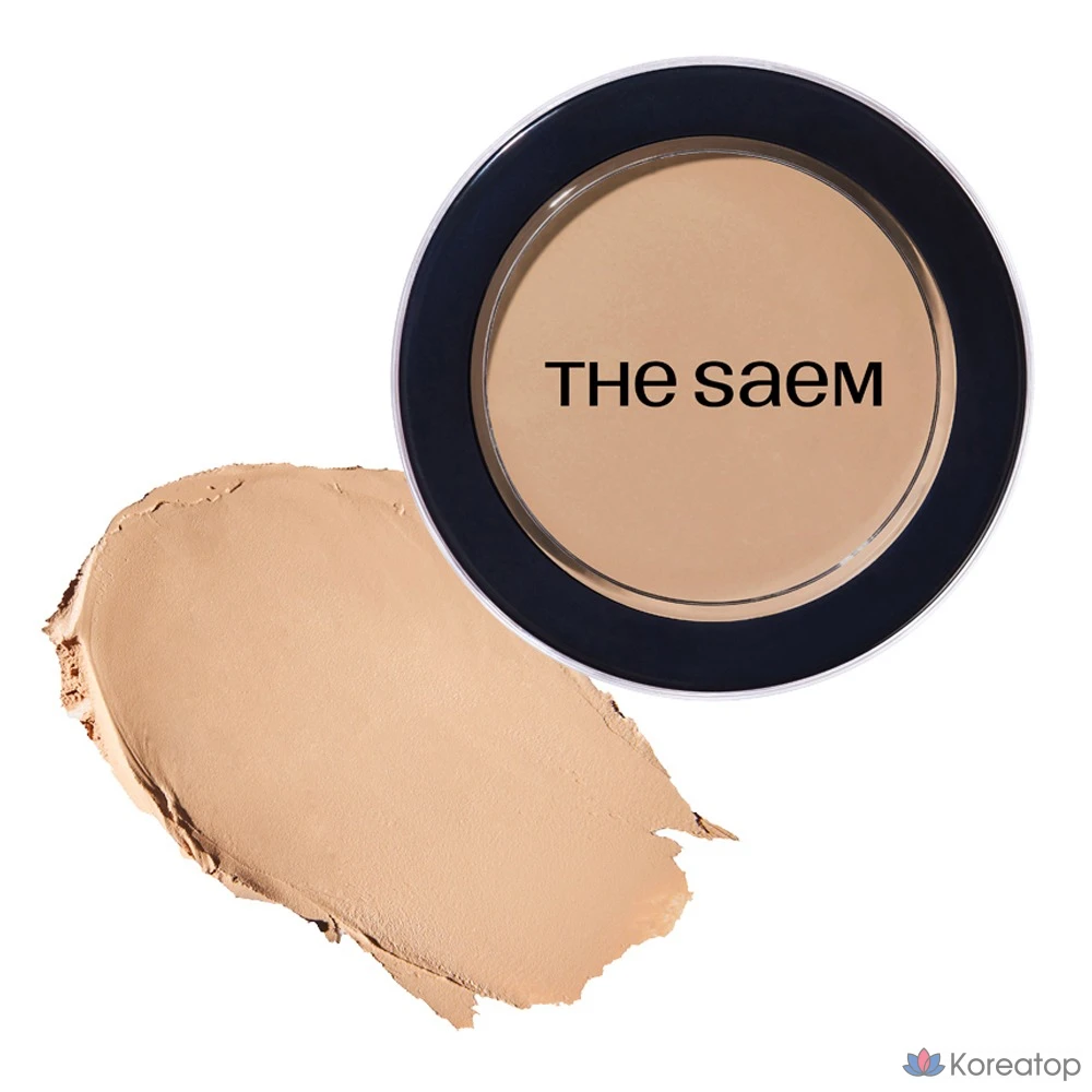 Консилер The Saem Cover Perfection Pot Concealer, оттенок 01 Clear Beige, 6 г, 1 шт.