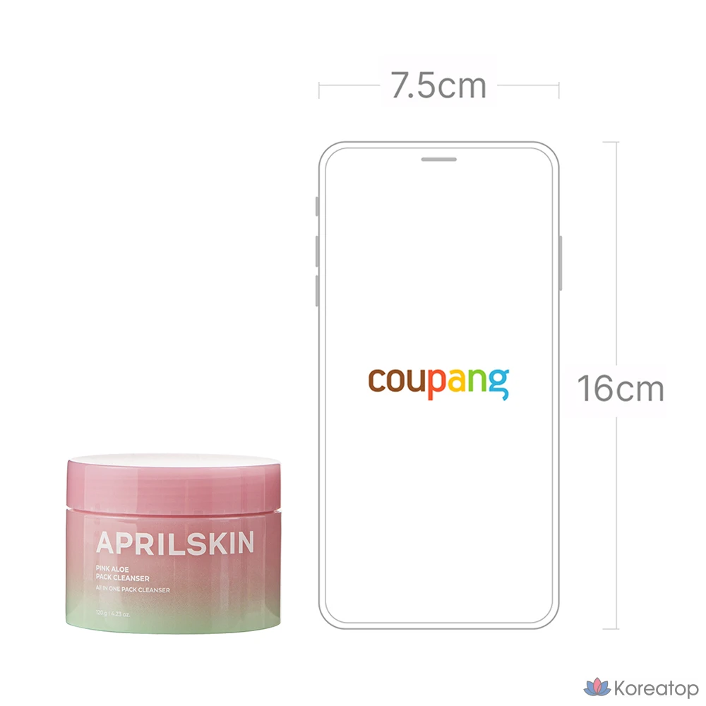 Пилинг-пенка APRILSKIN Pink Aloe Pack Cleanser, 120 г, 1 шт.