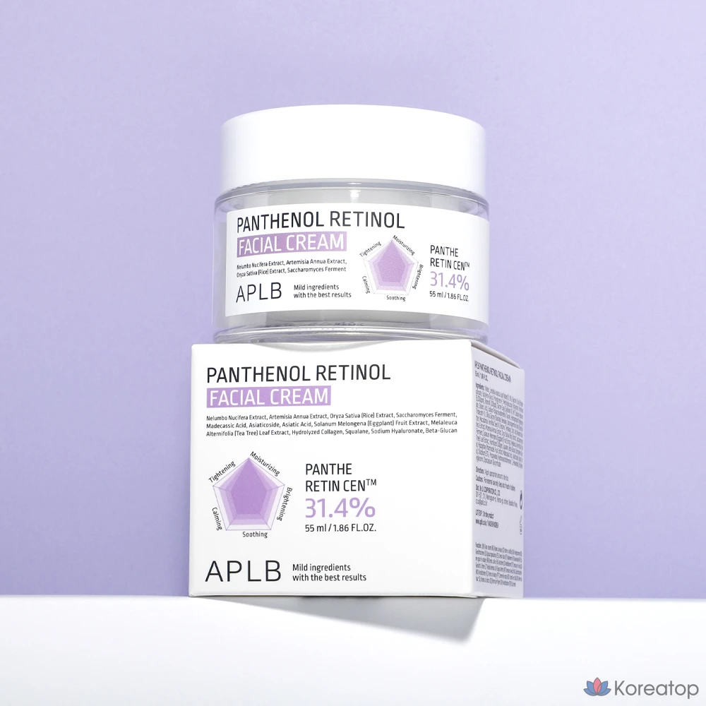 Крем для лица APLB Panthenol Retinol Facial Cream, 55 мл, 1 шт.