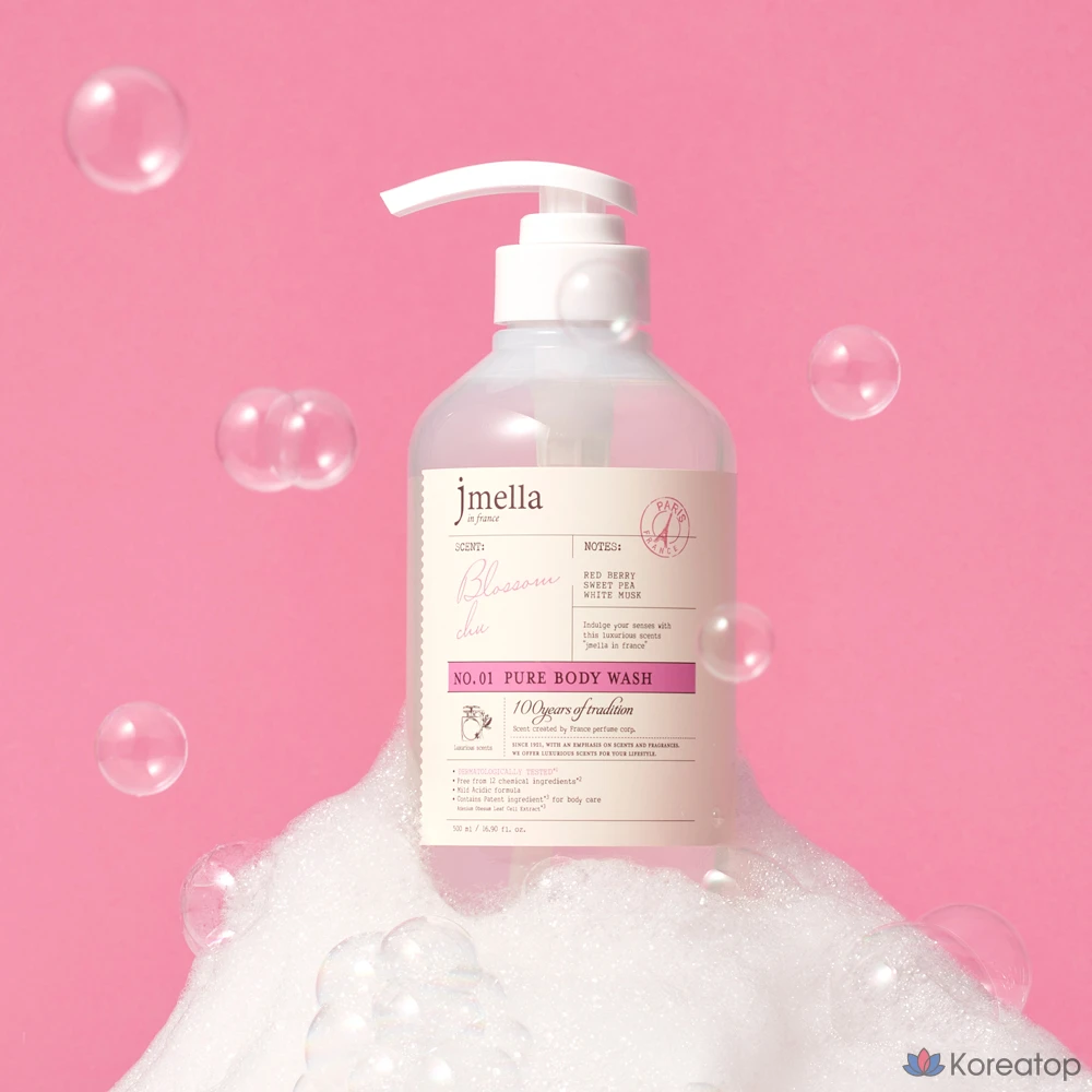 Гель для душа Jmella In France Pure Blossom Chew Body Wash Floral Berry, 500 мл, 1 шт.