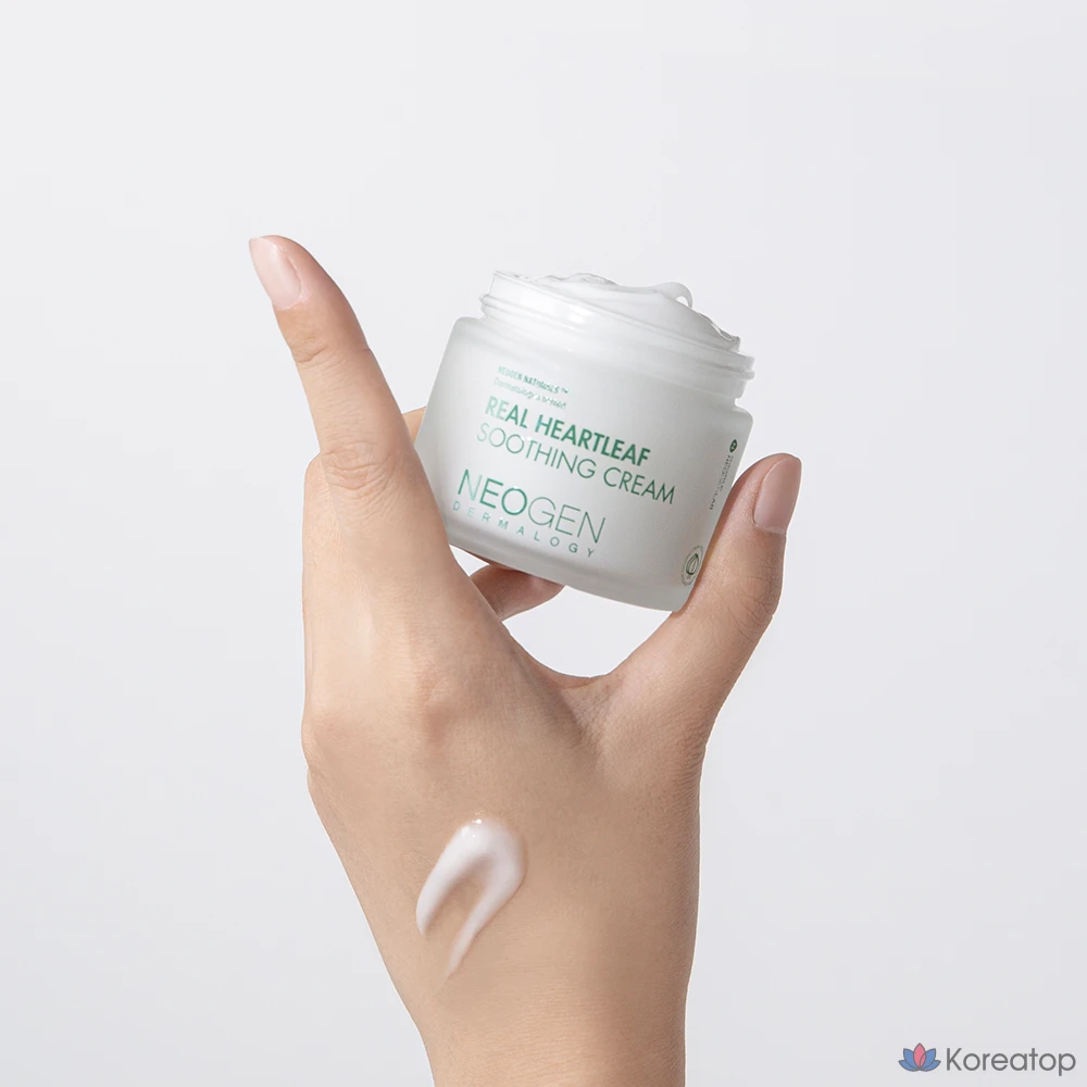 Крем для лица Neogen Dermalogy Real Heartleaf Soothing Cream, 80 г, 1 шт.