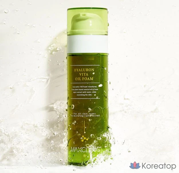 Очищающая пенка MAXCLINIC Hyaluron Vita Oil Foam, 110 г, 1 шт.