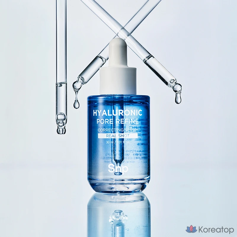 Сыворотка SNP Hyaluronic Speckle Pore Refining Correcting Serum Realshot, 30 мл, 1 шт.