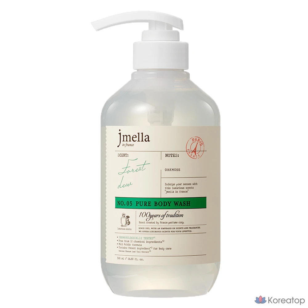 Гель для душа Jmella In France Pure Forest Doux Body Wash, 500 мл, 1 шт.