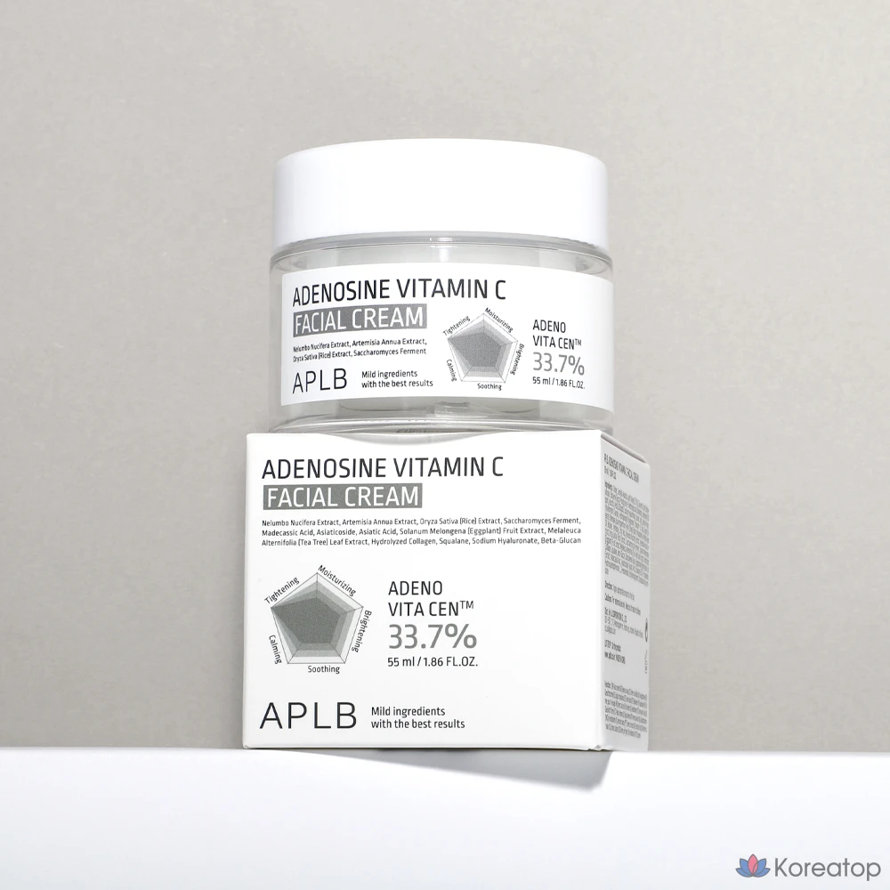 Крем для лица APLB Adenosine Vitamin C Facial Cream, 55 мл, 1 шт.