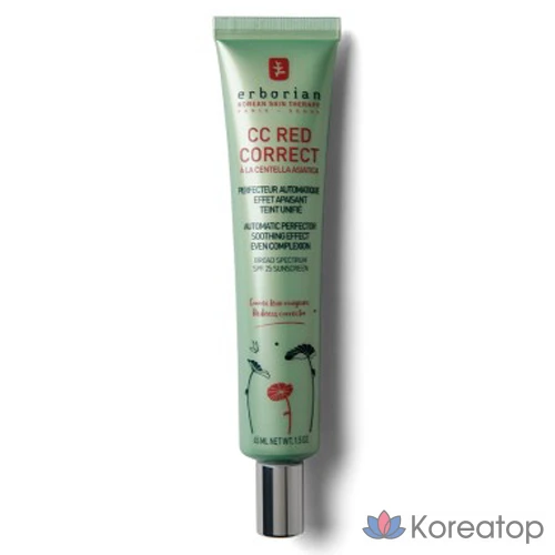 Крем с эффектом коррекции цвета Erborian Red Correct CC Cream SPF25, 45 мл, 1 шт.