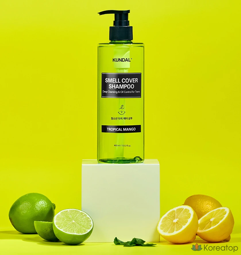 Шампунь Kundal All Day Smell Cover Youth Shampoo Tropical Mango, 400 мл, 1 шт.