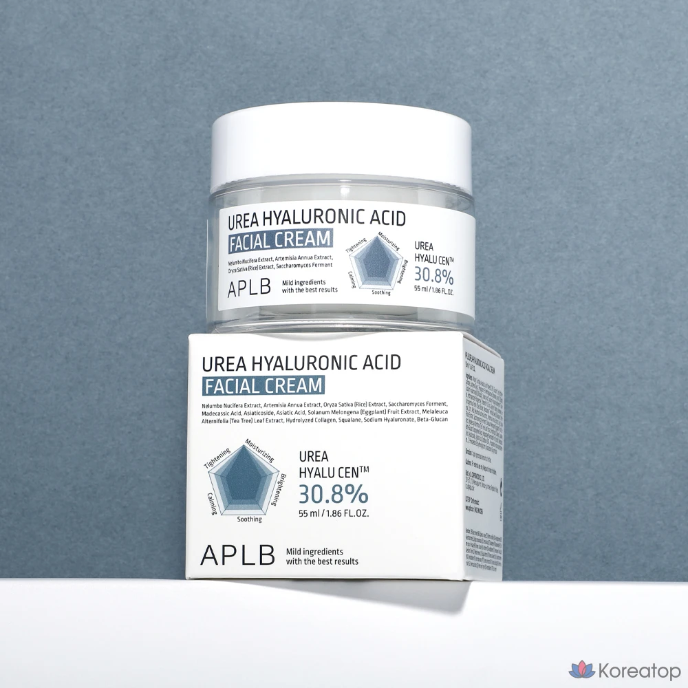 Крем для лица APLB Urea Hyaluronic Acid Facial Cream, 55 мл, 1 шт.