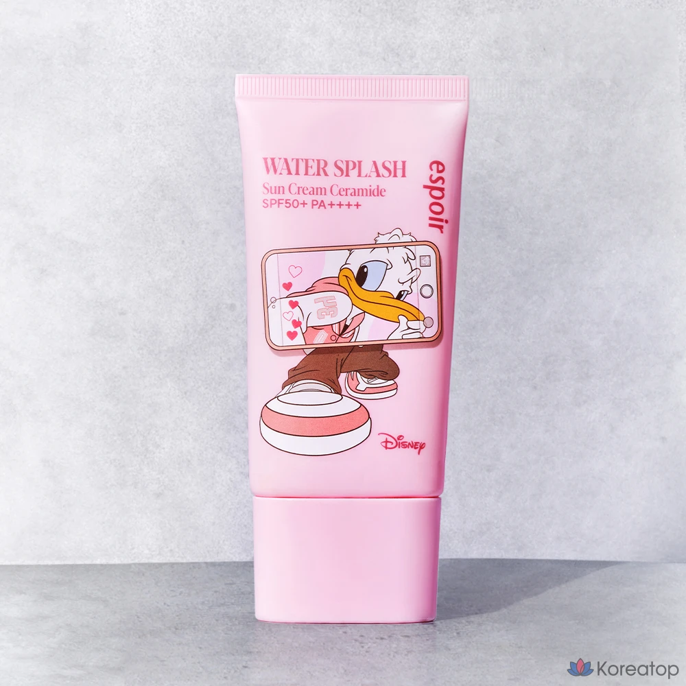 Солнцезащитный крем Espoir Disney Edition Water Splash Ceramide SPF50+ PA++++, 60 мл, 1 шт.